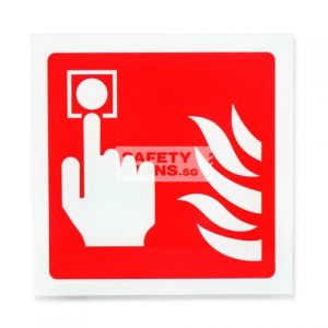 Fire Alarm Call Point. Acrylic - Suitable for indoor use.