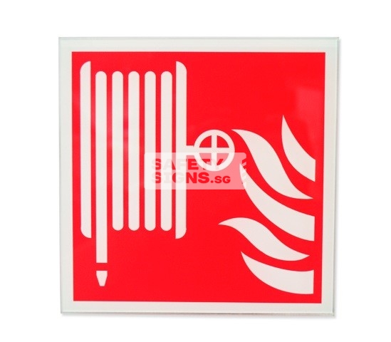 Fire Hose Reel. Acrylic - Suitable for indoor use.