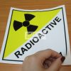 Radioactive. Vinyl Sticker.