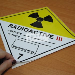 Radioactive III. Vinly Sticker.