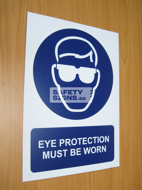 Eye Protection Must Be Worn. PVC.