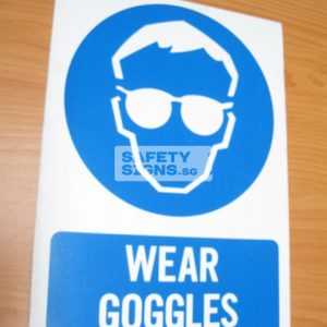 Wear Goggles. Aluminum - Suitable for outdoor use.