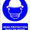 Head Protection Must Be Worn. PVC.
