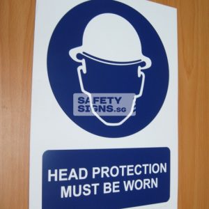 Head Protection Must Be Worn. Aluminum - Suitable for outdoor use.