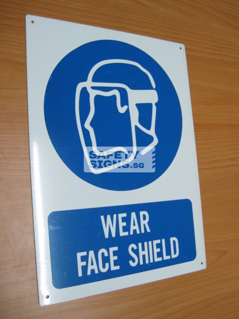 Wear Face Shield. Aluminum - Suitable for outdoor use.
