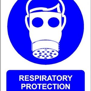 Respiratory Protection Must Be Worn. PVC.
