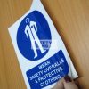 Wear Safety Overalls & Protective Clothing. Vinyl Sticker.