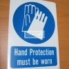 Hand Protection Must Be Worn. Aluminum - Suitable for outdoor use.