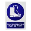Foot Protection Must Be Worn. Aluminum - Suitable for outdoor use.