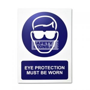 Eye Protection Must Be Worn. Aluminum. Suitable for Outdoor use.