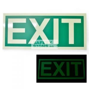 Exit - Luminous . Acrylic - Suitable for indoor use.