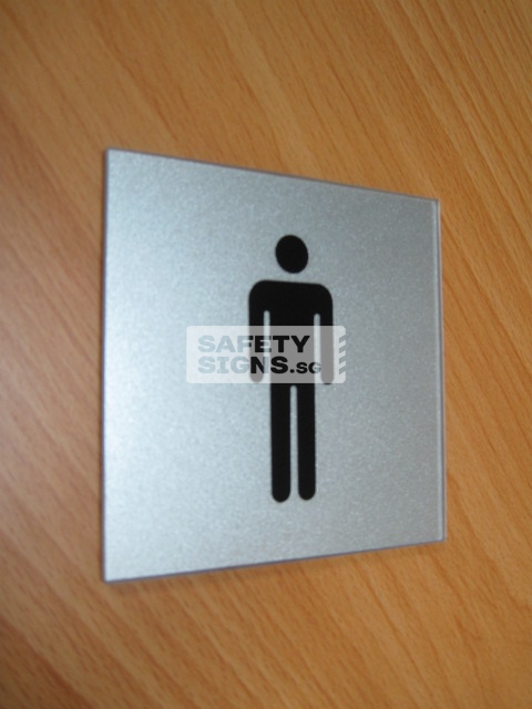 Toilet Male.Acrylic -Suitable for indoor use