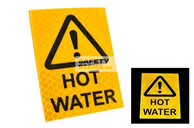 Hot Water, Vinyl sticker.