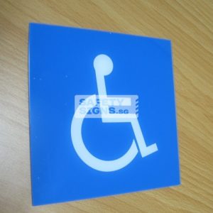 Handicap Toilet, Acrylic.