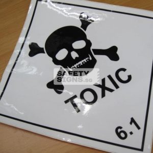 Toxic 6.1. Vinyl Sticker.