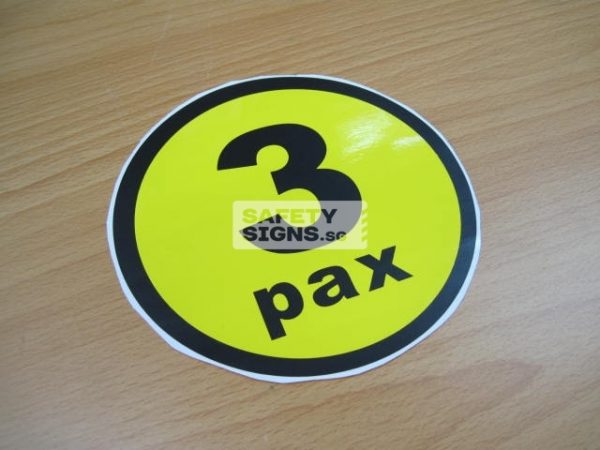 3pax, vinyl sticker.