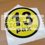 13pax, vinyl sticker.