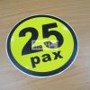 25pax, vinyl sticker.