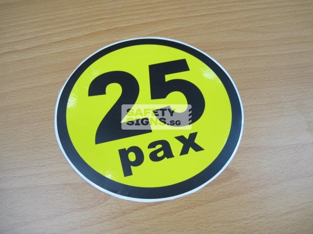 25pax, vinyl sticker.