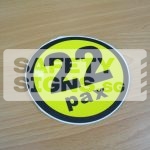 22pax, vinyl sticker.