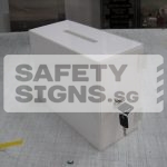White Acrylic Suggestion Box