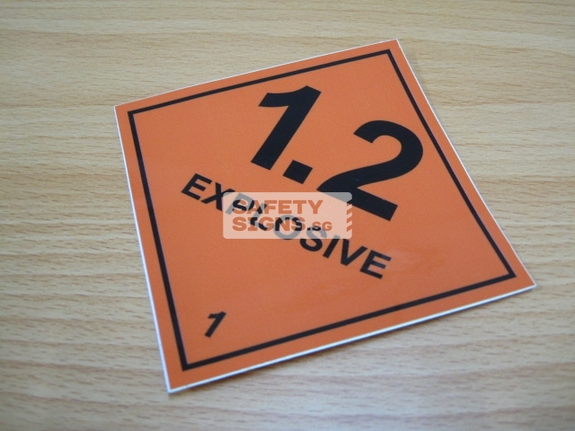 Explosive 1.2. Vinyl Sticker.