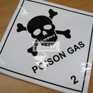 Poison Gas 2. Vinyl Sticker.