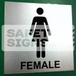 Toilet Female. Acrylic - Suitable for indoor use.