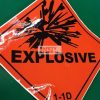 Explosive 1-1D. Vinyl sticker.