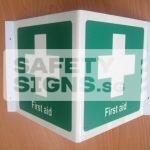 First Aid. Luminous. Acrylic - Suitable for indoor use.