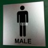 Toilet Male. Acrylic - Suitable for indoor use.