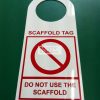Scaffold Inspection Tag - DO NOT USE THE SCAFFOLD (LT049_PP)