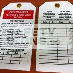 Fire Extinguisher Recharge & Inspection Record