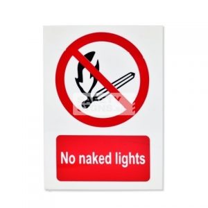 No Naked Lights. Acrylic.