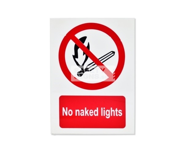 No Naked Lights. Acrylic.