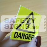Danger, Vinyl sticker.