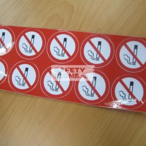 No Smoking, Vinyl sticker
