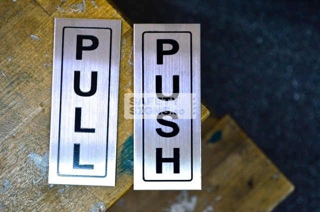Push Pull Vertical stainless steel
