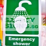 Emergency Shower. aluminum