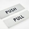 Push Pull Horizontal silver black