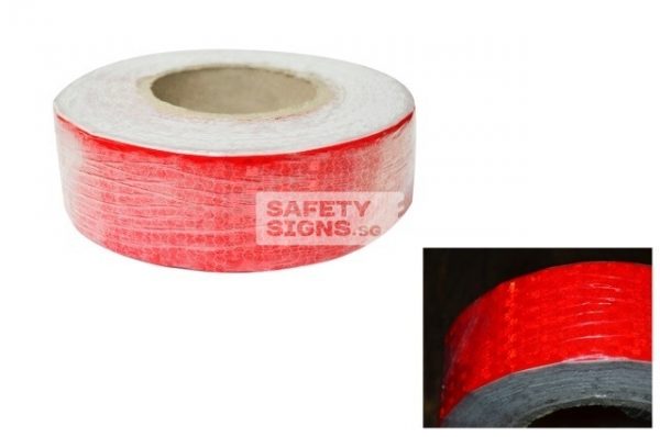 Diamond Tape Solid - Red