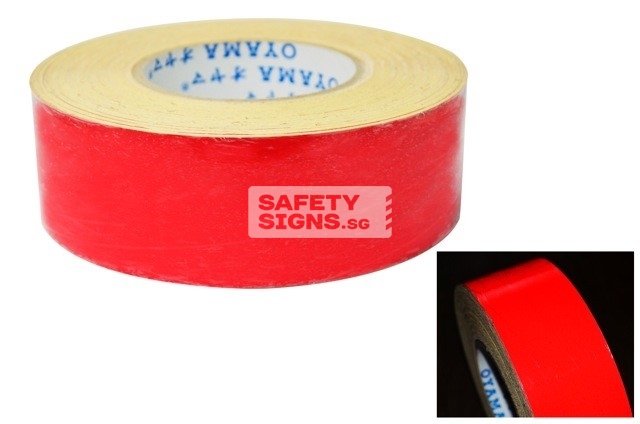 Reflective Tape Solid - Red