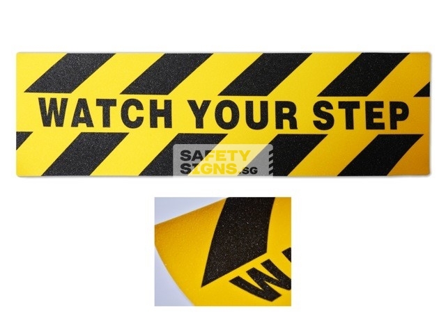 watch your step . anti slip sticker
