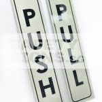 Push Pull Vertical silver black